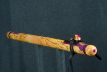 Yellow Cedar Burl Native American Flute, Minor, Bass A-3, #R2F (6)